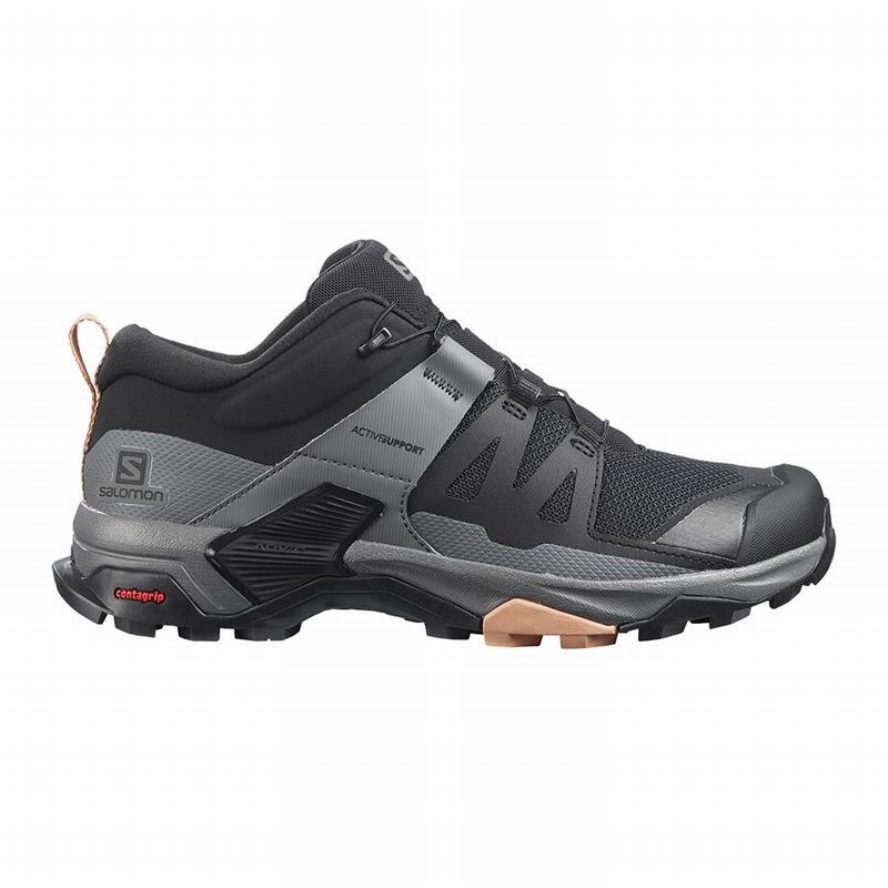 Buty Trekkingowe Damskie Salomon X ULTRA 4 - Czarne - Polska (320-QMXLZH)